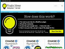 Tablet Screenshot of pluginideas.com